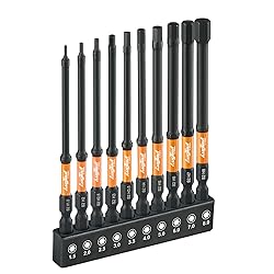 toolant Impact Hex Head Allen Wrench Drill Bit Set