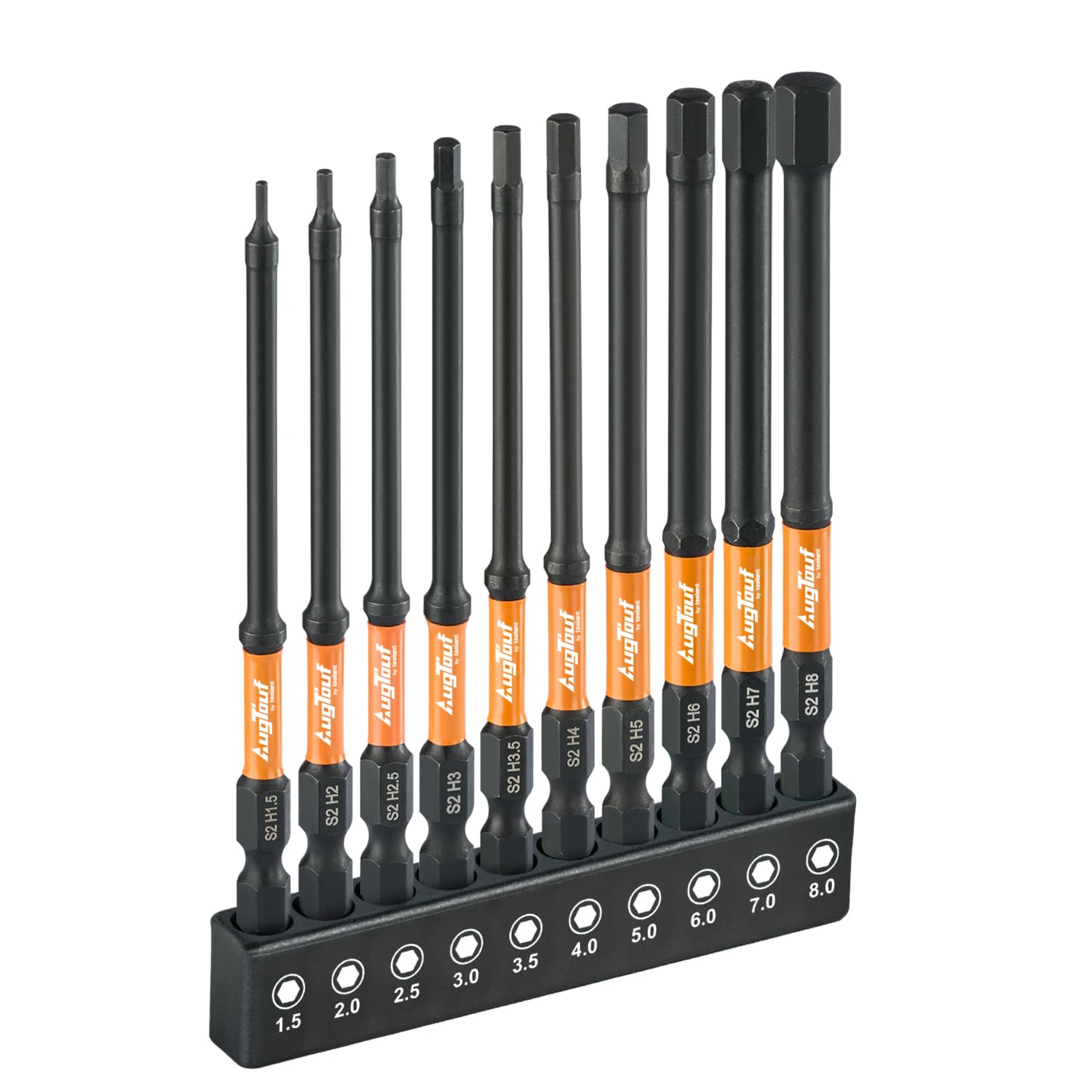 toolant Impact Hex Head Allen Wrench Drill Bit Set