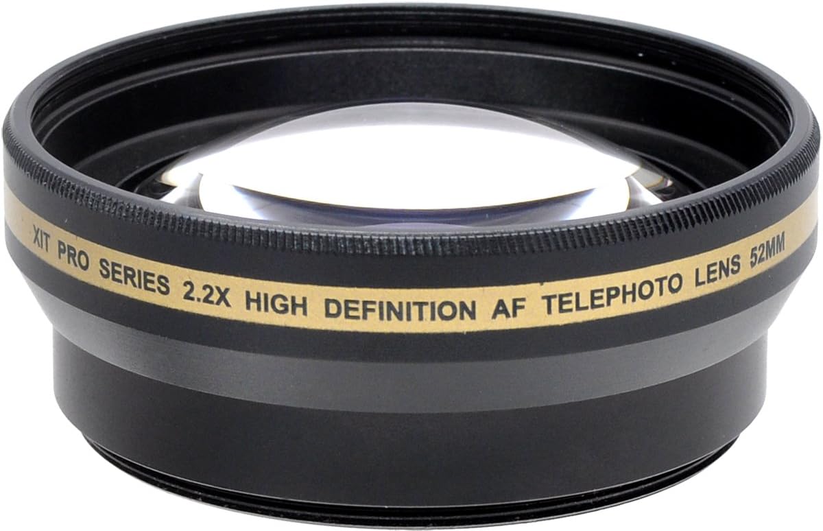 52mm Telephoto 2,2x Objectif Convertisseur Pour Nikon DSLR D3200 D3100 D3300 D3000 D5000 D5200