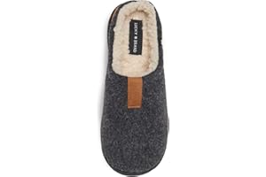 Lucky Brand Boy's Fleece Clog Micro Suede Tab Slippers – Comfortable and Cozy Footwear for Boys