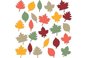 Hillban 250 Pcs Paper Fall Leaves Die Cuts Bulk Autumn Leaf Cutout Thanksgiving Autumn Leaves Decoration Multicolor Mixed Autumn Leaves for Fall Classroom Bulletin Board and Craft Projects Party Decor