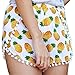 Women Short Pants Summer Pineapple Print Elastic Waist Hot Beach Shorts
