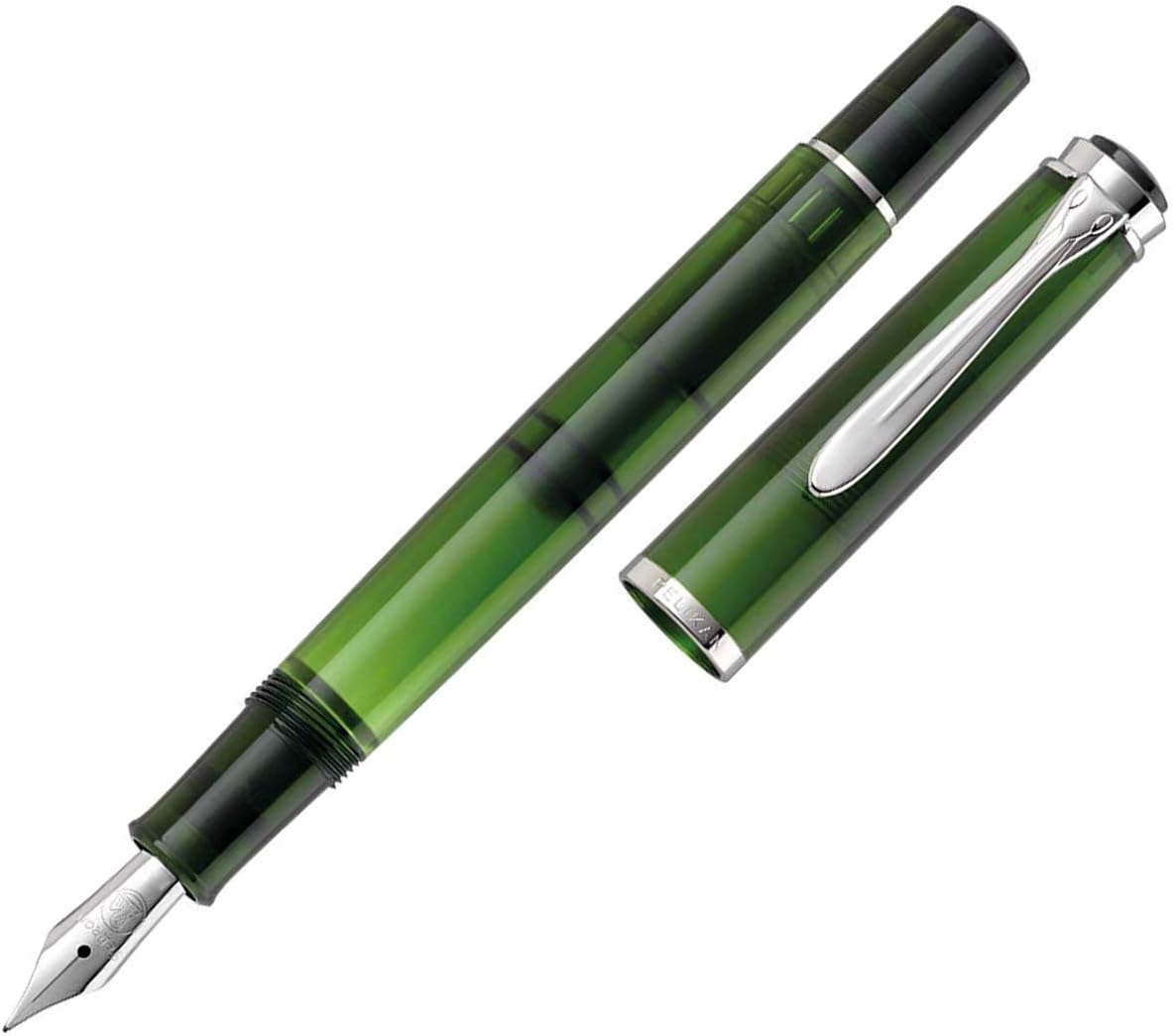 Pelikan M205 Olivine Special Edition Fountain Pen Broad Nib