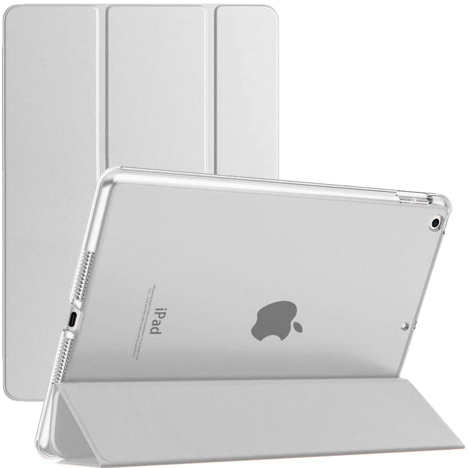 Case for iPad Mini 1/2/3 - Slim Fit Tri-Fold Stand Cover for Apple iPad Mini (Models: A1432, A1454, A1455, A1489, A1490, A1491, A1599, A1600) (White)