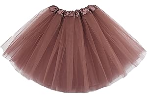 DOOVID Toddler Tutus Skirts 3 Layers Tulle Tutus Skirts Princess Dresses Fluffy Dance Ballet Skirt for Little Girls