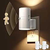 L LOHAS LED Motion Sensor Night Light Plug in, [2 Pack] Motion Activated Night Light, 0-100LM Dimmable, Soft White 3000K, Motion Sensor Light Indoor for Bathroom Hallway Bedroom Stairway Kids Elderly