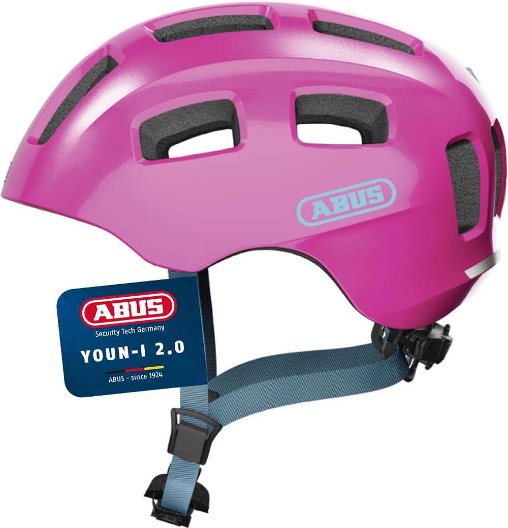 ABUS Youn-I 2.0 Child Helmet with Light Unisex Head Protection