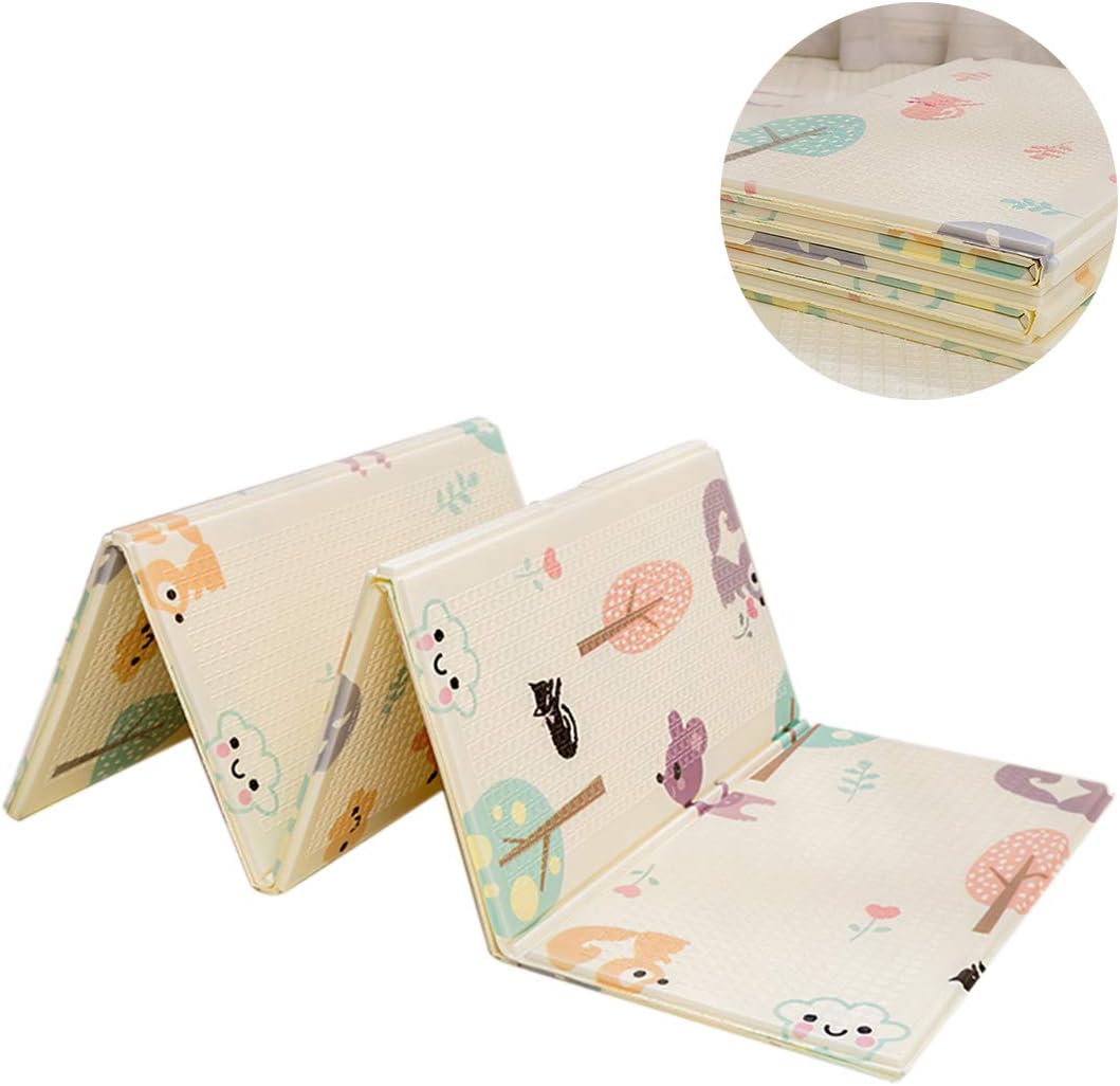 Tapis Deveil Pliable En Mousse Xpe Impermeable Non Toxique Ramper Tapis Sunbary Tapis De Jeu Pour Bebe 0 X 150 X 1cm Eveil Et Jouets Tapis De Jeux Et D Eveil