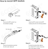 6COMGIGA 10GBase-LR SFP+ Transceiver 10KM LC Single Mode DDM 1310nm for Cisco view 7