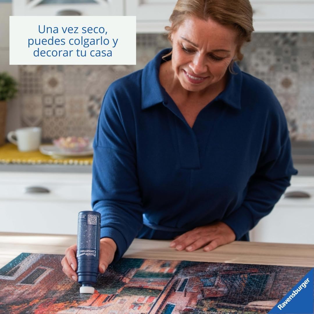 Ravensburger Puzzle Conserver 17954 - Premium Puzzle Glue | Enhanced Glossy Finish | Perfect for 500-1000 Piece Puzzles | Ideal Puzzle Accessory