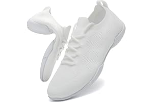 Kvwqoty Cheer Shoes Girls Cheerleading Cheerleader Dance Flexible Gymnastic Athletic Training Tennis Sneakers Women Adult Youth Kid