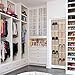 Over the Door Shoe Organizer - 24 Pockets Hanging Shoe Storage with 3 Customized Strong Metal Hooks for Closet Pantry Kitchen Accessory - Space Saving Solution（64'' x 19''）
