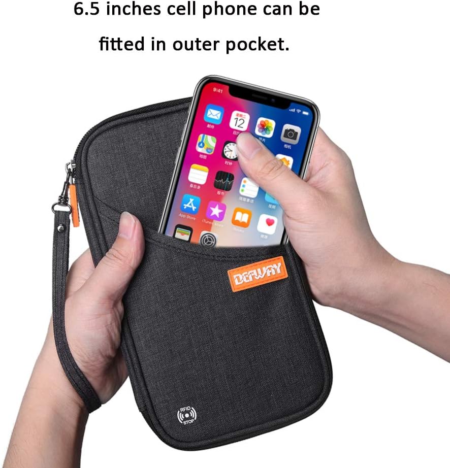  | Travel Wallet RFID Blocking Document Organizer Bag, Family Passport Holder | Passport Wallets