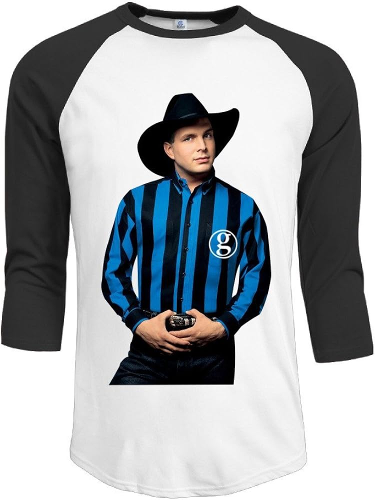 garth brooks yellow and black shirt