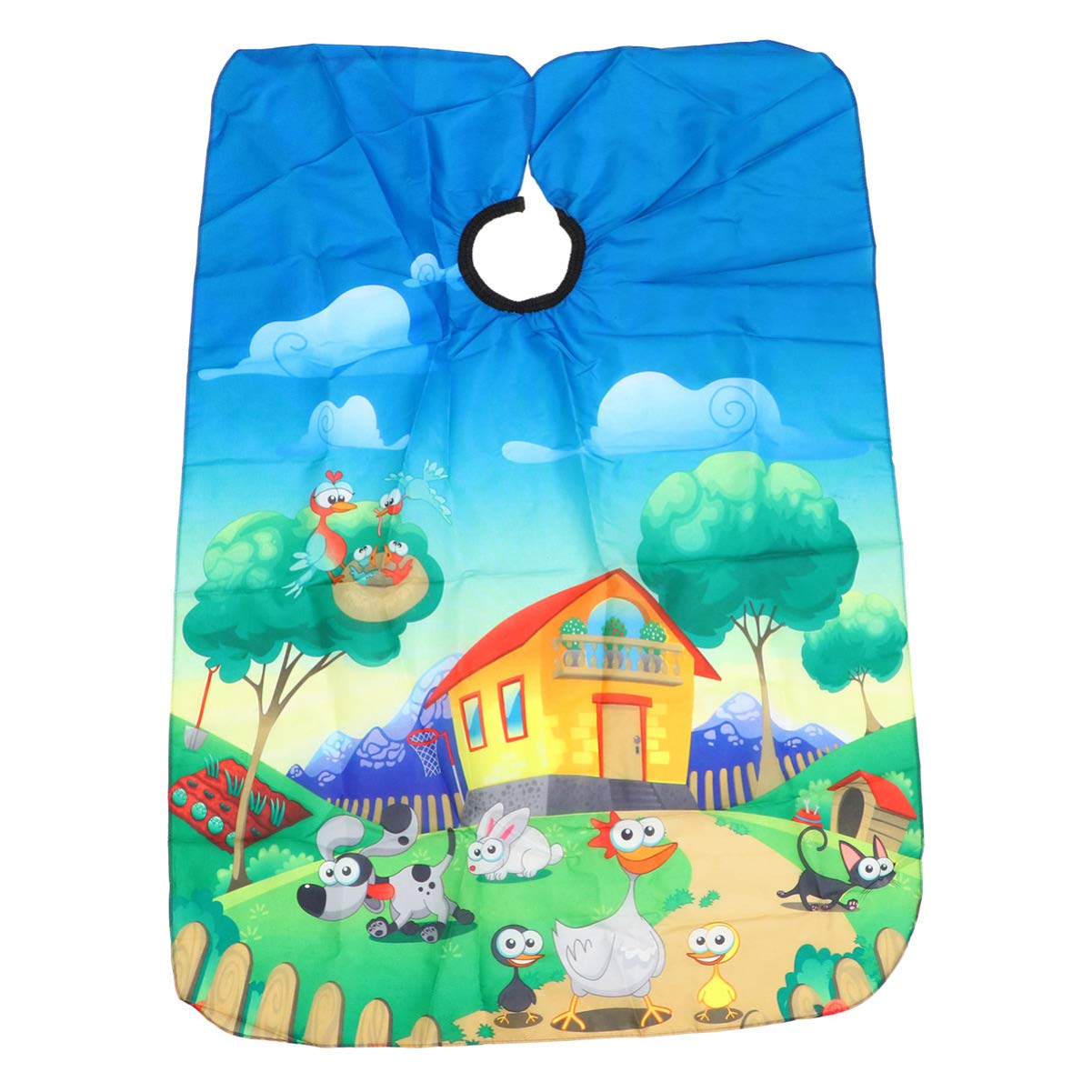 FRCOLOR Kids Haircut Apron Waterproof Hairdresser Smock Hair Stlying Apron Children Hair Cut Capes Hair Coloring Gown Hair Dyeing Bib for Toddlers