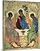 CANVAS ON DEMAND The Holy Trinity, 1420S Canvas Wall Art Print by Andrei Rublev, Figurative, Traditional, Home Decor, Icon, Figurative Artwork, 16
