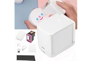 Edible Printer Machine, Portable Handheld Color Inkjet Coffee Printer – Mini Wireless Food PrintPen for Bread, Cake, Macaron,