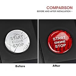 Engine Push Start Stop Button Cover Trim for Audi