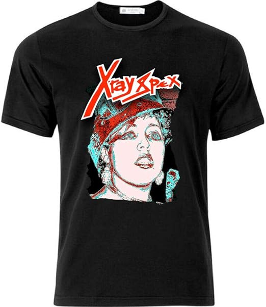 X Ray Spex Poly Styrene Punk Mens T Shirt Black L Amazon.co.uk Clothing