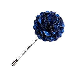 Ailisus Cravat Tie and Lapel Pin Set Mens Solid