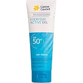 Cancer Council Everyday Active Gel Body Sunscreen, SPF 50+, 5 FL OZ | Sport Sun Care &ndash; Non-Greasy Dry Touch Finish &ndash; Broad Spectrum UVA/UVB &ndash; Paraben &amp; Fragrance Free, Water Resistant