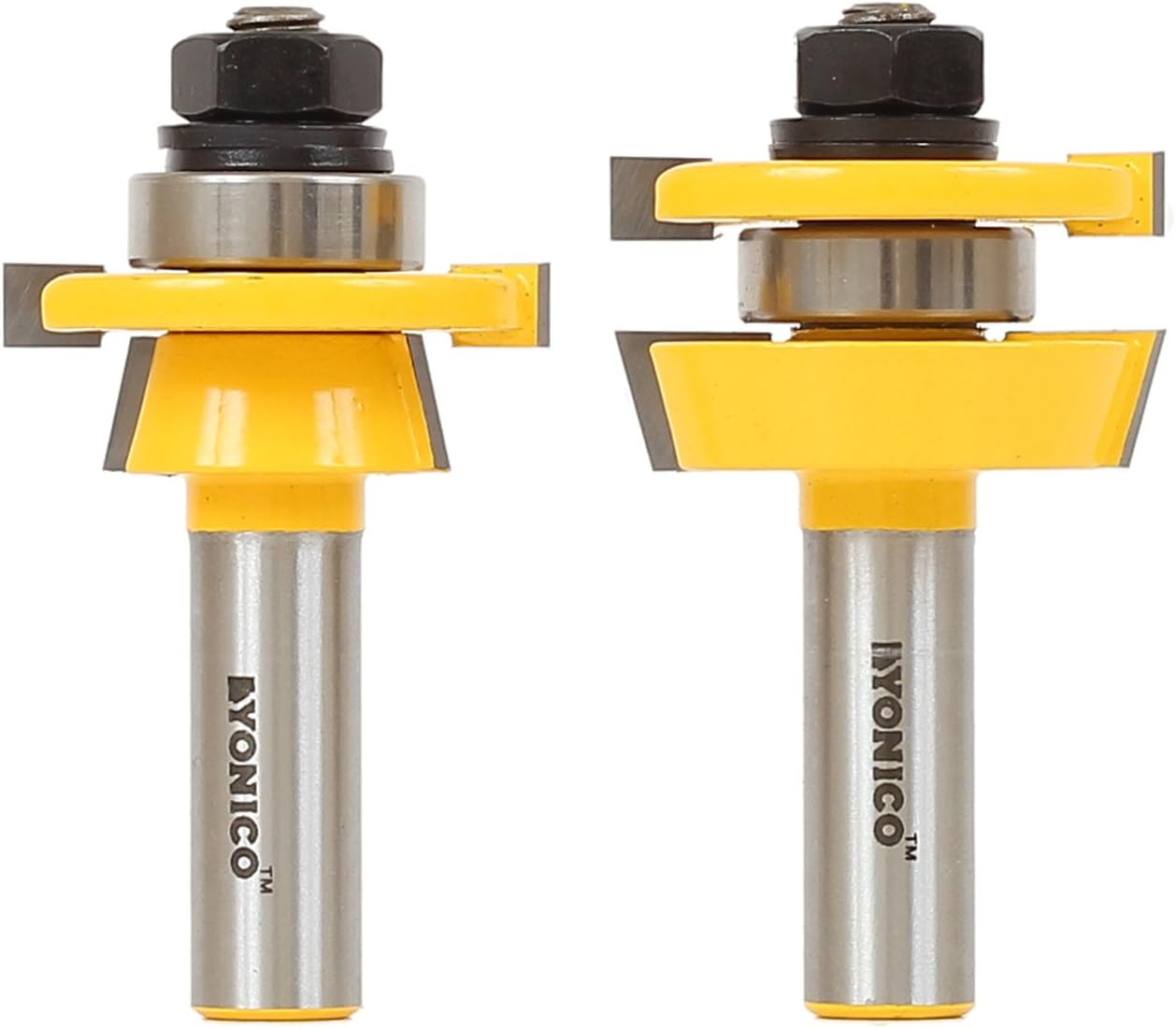 Yonico 12249 Rail and Stile Router Bit Set with 1/2Inch Shank, 2Piece Amazon.ca Tools & Home