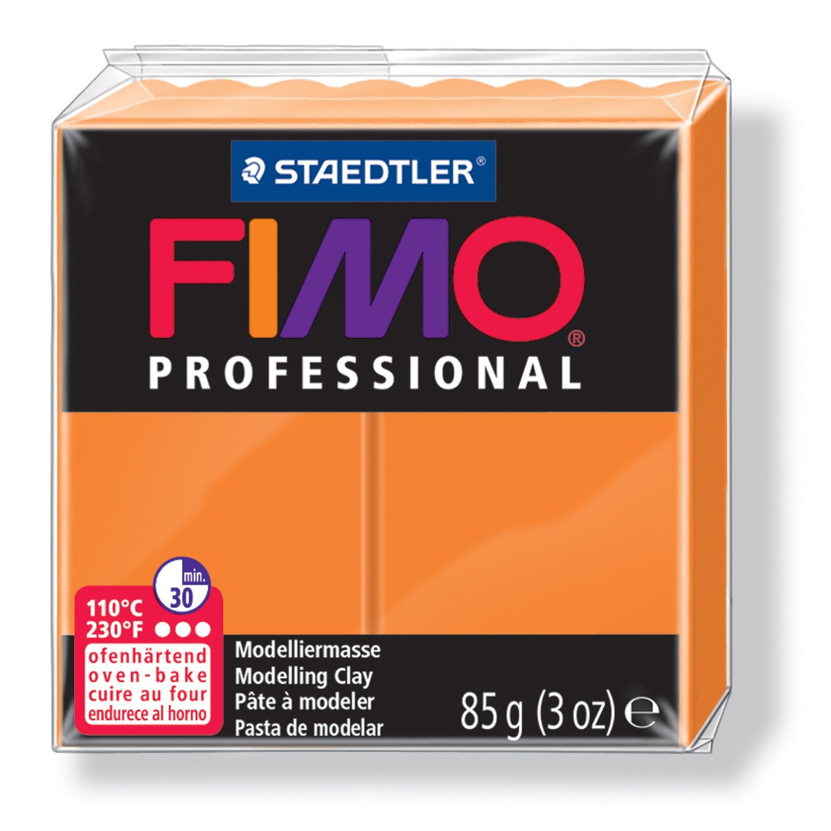 FERRY Boîte 4 Pieces Fimo Professionnel 85G Orange, Multicolor, 85 g