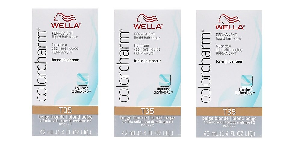 Amazon Com Wella Color Charm Permanent Beige Blonde Liquid Toner