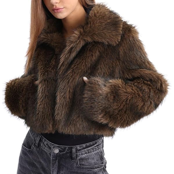 Fur Story Women's Genuine Fox Fur Coat Thick Warm Fur Jacket