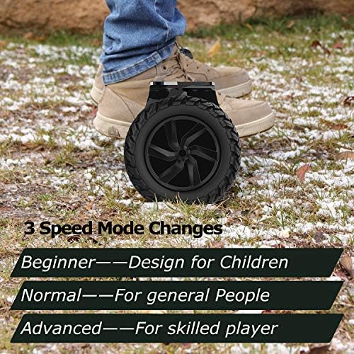 GeekMe Gyropode 8.5 Hover Scooter Board Overboard Pouces Scooter Electrique Tout Terrain Scooter Auto-équilibré Electrique avec Moteur Puissant LEDs Bluetooth APP pour Adultes et Enfants