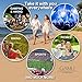 Pocket Blanket for Beach Festival - Camping Hiking Compact Size 55'x60' Fit 4 People - Sand and Waterproof Puncture Resistance with Corner Pocket, Loops, 4 Stakes, Secure Pocket with Zipper (Black)