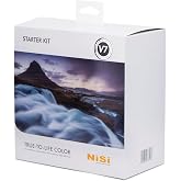 NiSi V7 Starter Kit, 100mm Square Filter Holder System | 82mm Ring, True Color CPL, 67/72/77mm Adapter Rings, 3-Stop Medium GND &amp; 10 Stop ND Filter