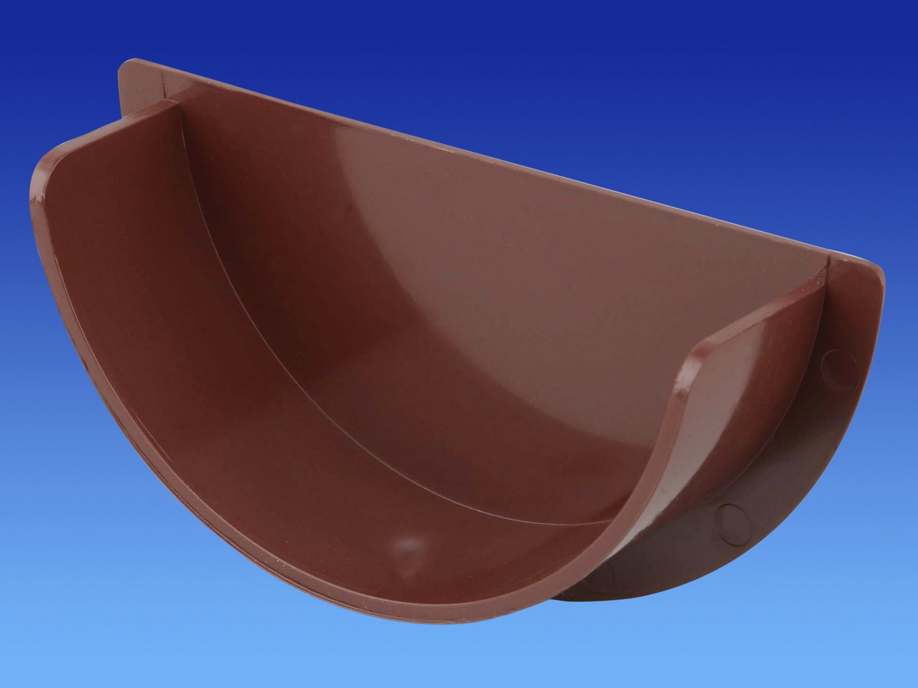 Wavin OSMA Roundline Stopend Internal 112mm Brown 0T010n