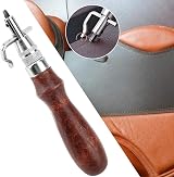 Uadme 5 in 1 Leather Groover Tool Adjustable Seam Countersink Edge Sewing view 7