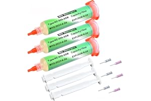 HOKMOKQOK Solder Flux,NC-559-ASM No Clean Soldering Flux Paste,Lead Free Rosin Flux,10cc Tacky Tin Solder, Soldering Liquid Flux for Electronics,For BGA,SMD,USB Socket Repairing