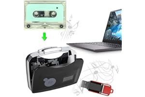 TANGXI Portable Walkman Cassette Tape, USB Cassette to MP3 Converter Music Player, Audio Music Cassette Tape to Digital Converter Player with Earphone Compatible with Laptop/PC/USB Flash Drive