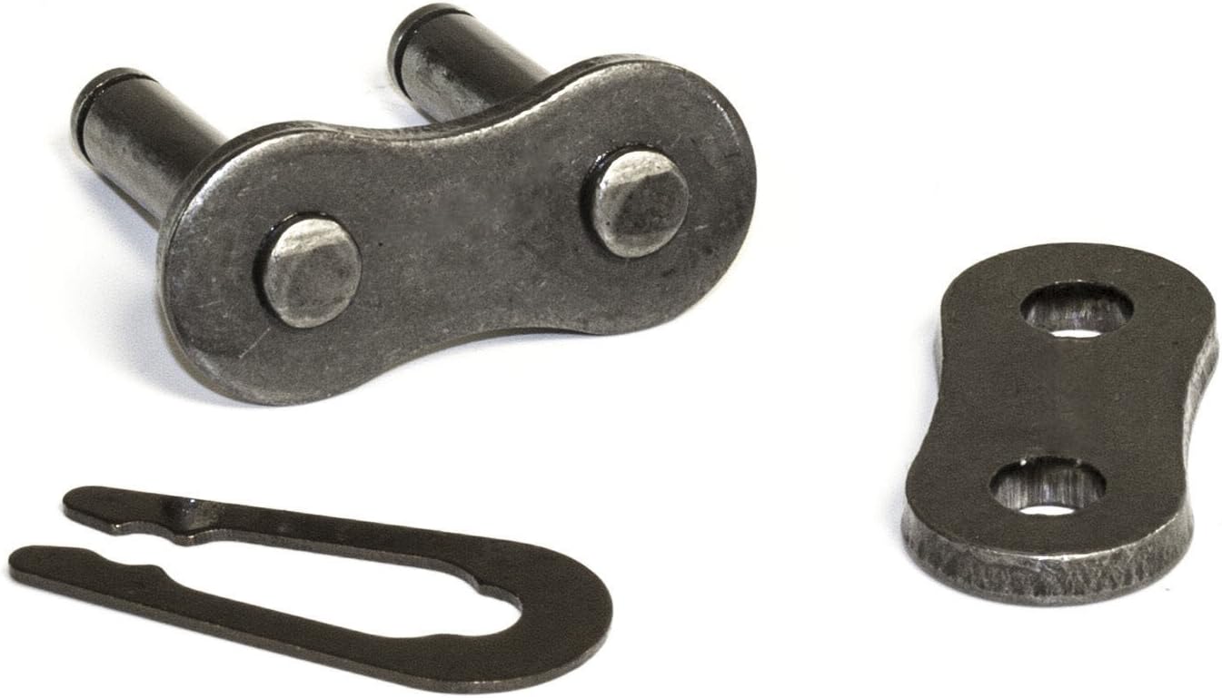Jeremywell 2-Pieces Unibear 520H Connecting Link, Non-O-Ring, Natural Color, Heavy Duty Motorcycle Chain Master Link, Clip Type, Japan Technology, Wear Resistance