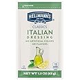 Hellmann's Classics Italian Salad Dressing Portion Control Sachets Gluten Free, No Artificial Flavors, Colors or High Fructose Corn Syrup, 1.5 oz, Pack of 102
