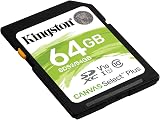 Kingston Canvas Select Plus 64GB SD Card Class 10 UHS-I 100MB/s view 2
