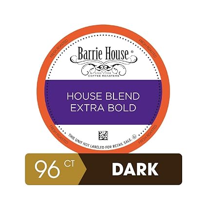 Barrie House Extra Bold Single Serve Coffee Pods 96 Pack Compatible With Keurig K Cup Brewers Fair Trade Organic Small Batch Artisan Coffee In Convenient Single Cup Capsules Amazon Com Grocery