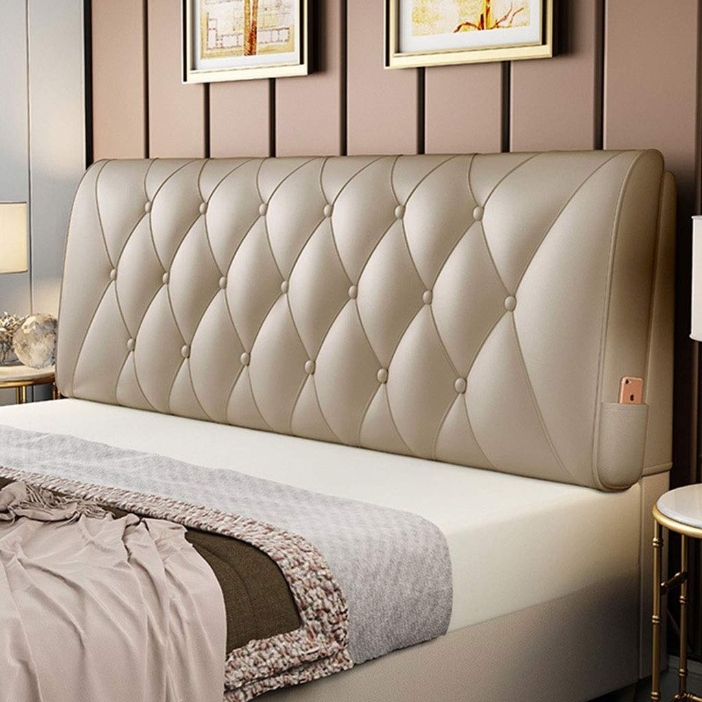 Best Queen Size Leather Soft Headboard Bed Backrest Wedge