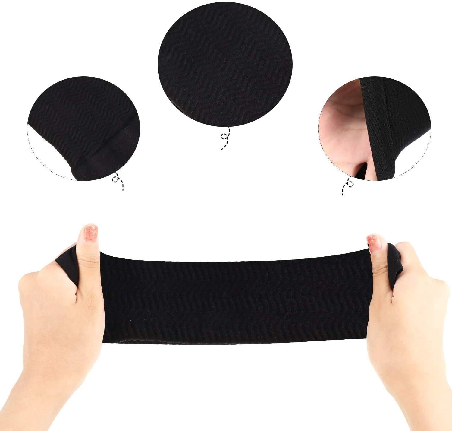 2 Pairs Arm Slimming Shaper Arm Compression Wrap Sleeve for Women Weight Loss Upper Arm Shaper Helps Lose Arm Fat Toneup Arm Shaping Sleeves for Beauty Women (Black+Beige): Health & Personal Care