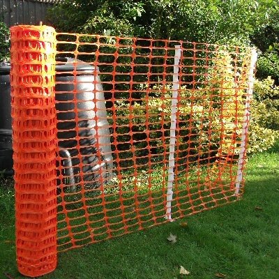 True Products b1003 C Standard-Schutznetz aus Kunststoff, Rolle, Orange, 4 kg 1 m x 50 m – Bild 5