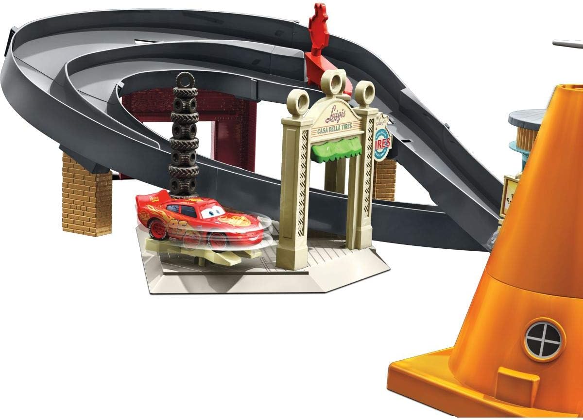 disney pixar cars race around radiator springs playset