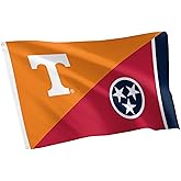 Desert Cactus University of Tennessee 100% Polyester Indoor Outdoor 3x5 feet Banner UT Knoxville Volunteers Vols (Flag E)