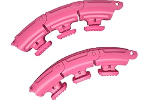 KABCON Infinity Weighted Exercise Hoop Plus Size for Adults Weight Loss, 30/24/16 Knots Smart Fitness Circle for Women/Men Fitness Aids,Fitness and Massage 2 in 1,with Weight Adjustable Spinning Ball