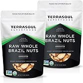 Terrasoul Superfoods Organic Brazil Nuts, 2 Lbs (2 Pack) - Raw | Unsalted | Rich in Selenium