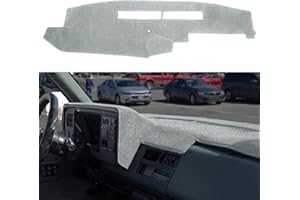 AKMOTOR Dash Cover Custom Fit for Chevy Chevrolet Suburban Blazer/GMC Sierra C1500 C2500 C3500 K1500 K2500 K3500 Pickup Truck 1988-1994,Dashboard Cover Mat Pad(Dark Gray) Y25