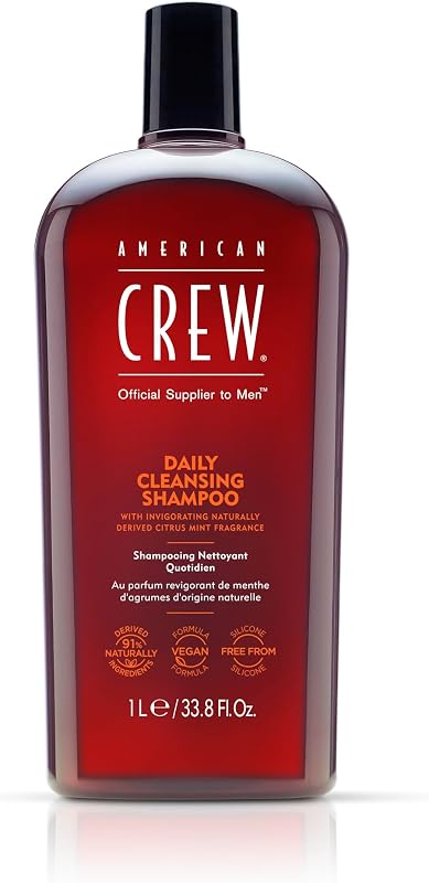 Men's Daily Shampoo, 33.8 Ounce by AMERICAN CREW