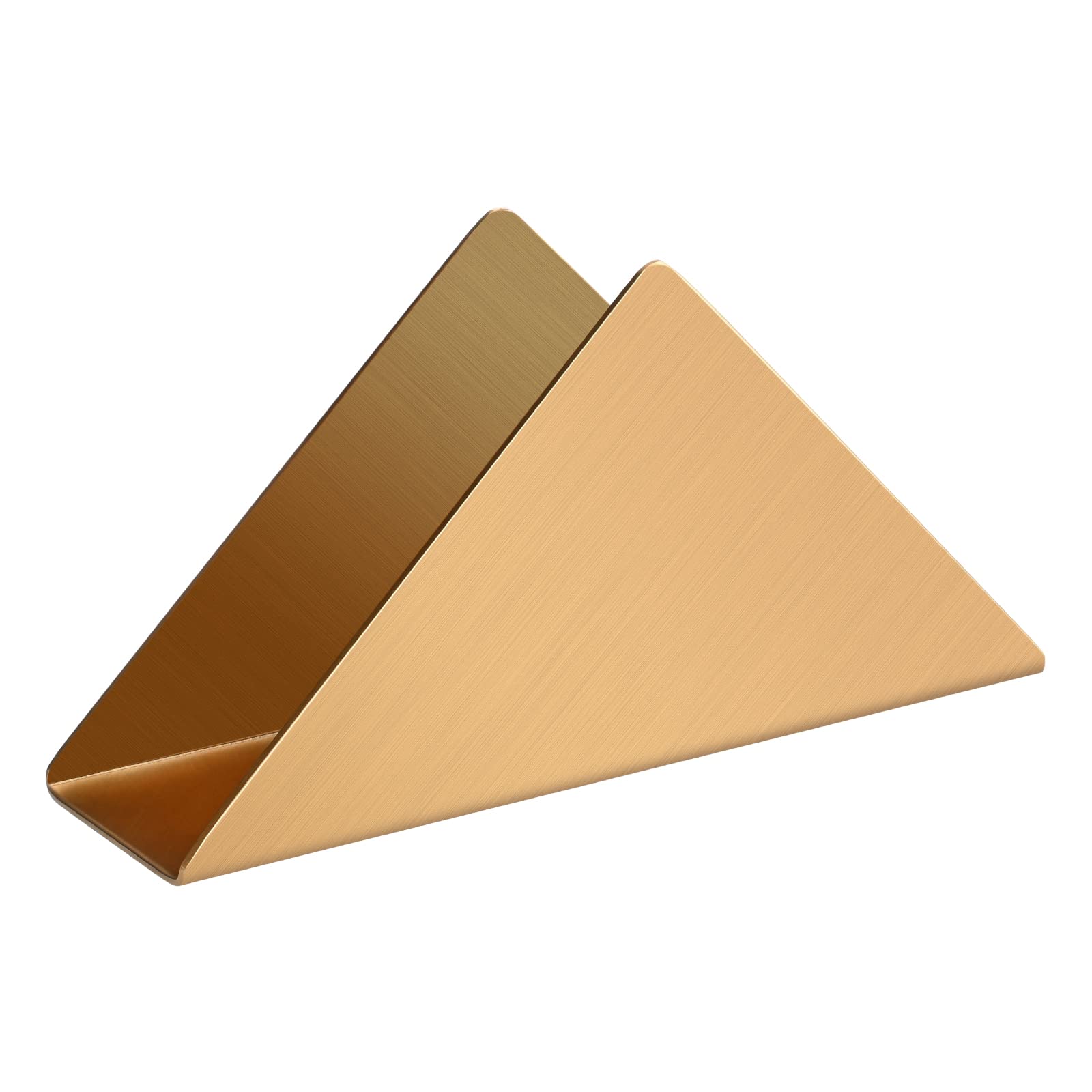Lidwot Gold Stainless Steel 304# Napkin Dispenser, Tabletop Metal Napkin Holder, Simple Paper Napkin Holder, Counter Napkin Dispenser for Bars, Nordic Style Kitchen Napkin Organizer.